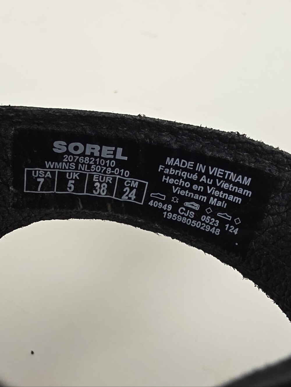 Sorel Ella lll Ankle Strap Sandal Leather Black - 7 - Picture 9 of 11